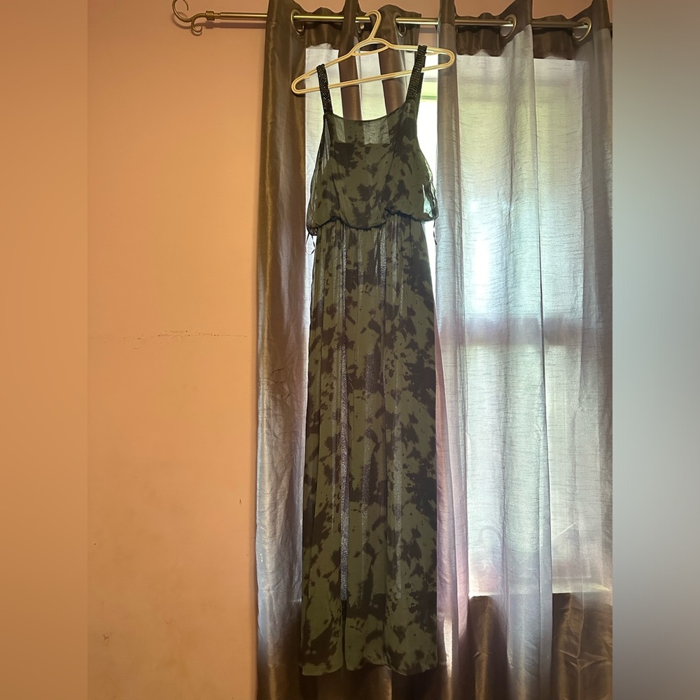 Tie dye maxi dress